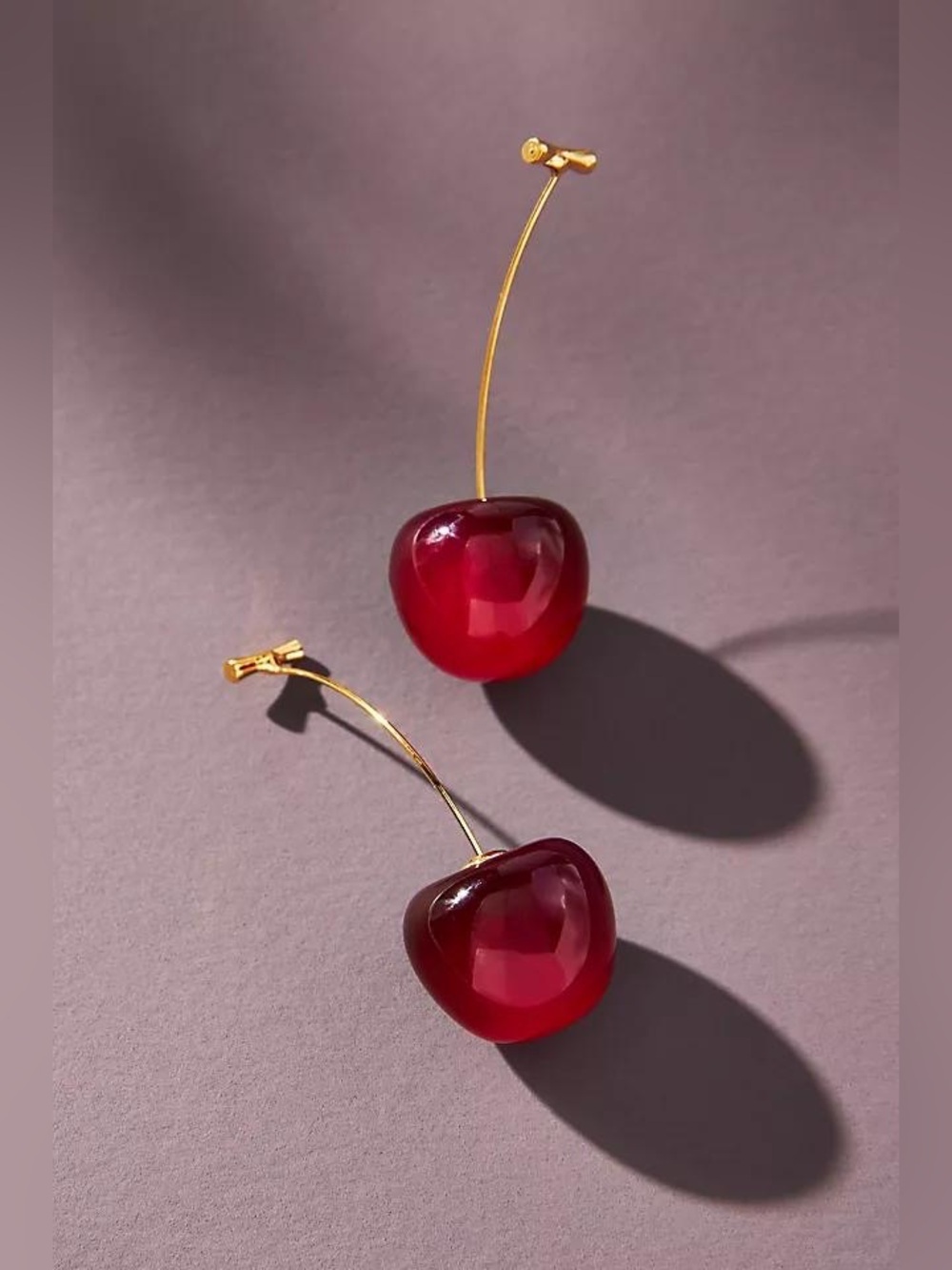 Cherry Drop Earrings